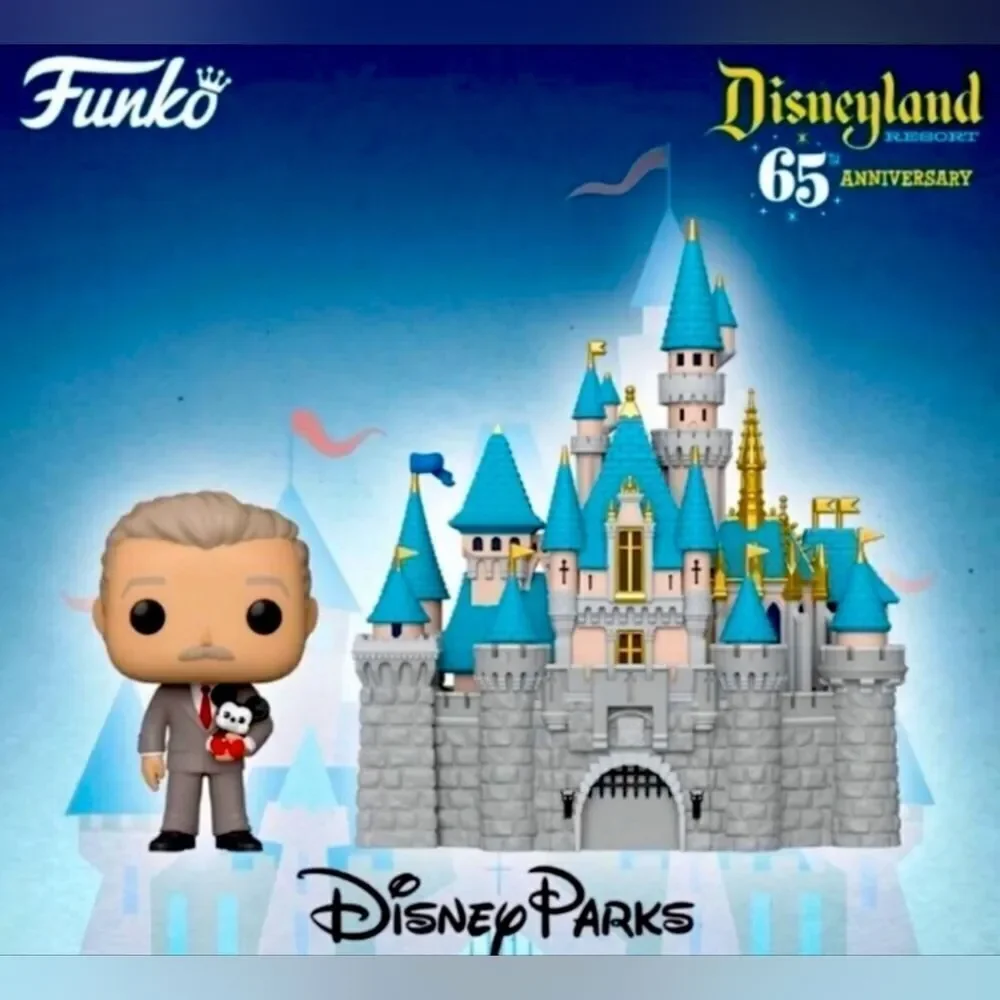 🩵NIB Disney Funko Exclusive 65th Anniversary Walt & Sleeping Beauty Castle - Picture 3 of 14